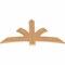 Ekena Millwork Davenport Timber Gable Bracket, Western Red Cedar, 60"W x 32"H x 1 1/2"D x 5 1/2"F, 13/12 Pitch GBW060X32X0206DAV00SWR - alternate 4